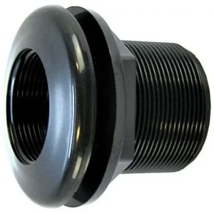 0.5" Bulkhead, sch. 40, Slip x Thread