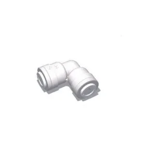1/4" Tube x 1/4" Tube RO Push Connect Union Elbow (WHITE) Mur-Lok