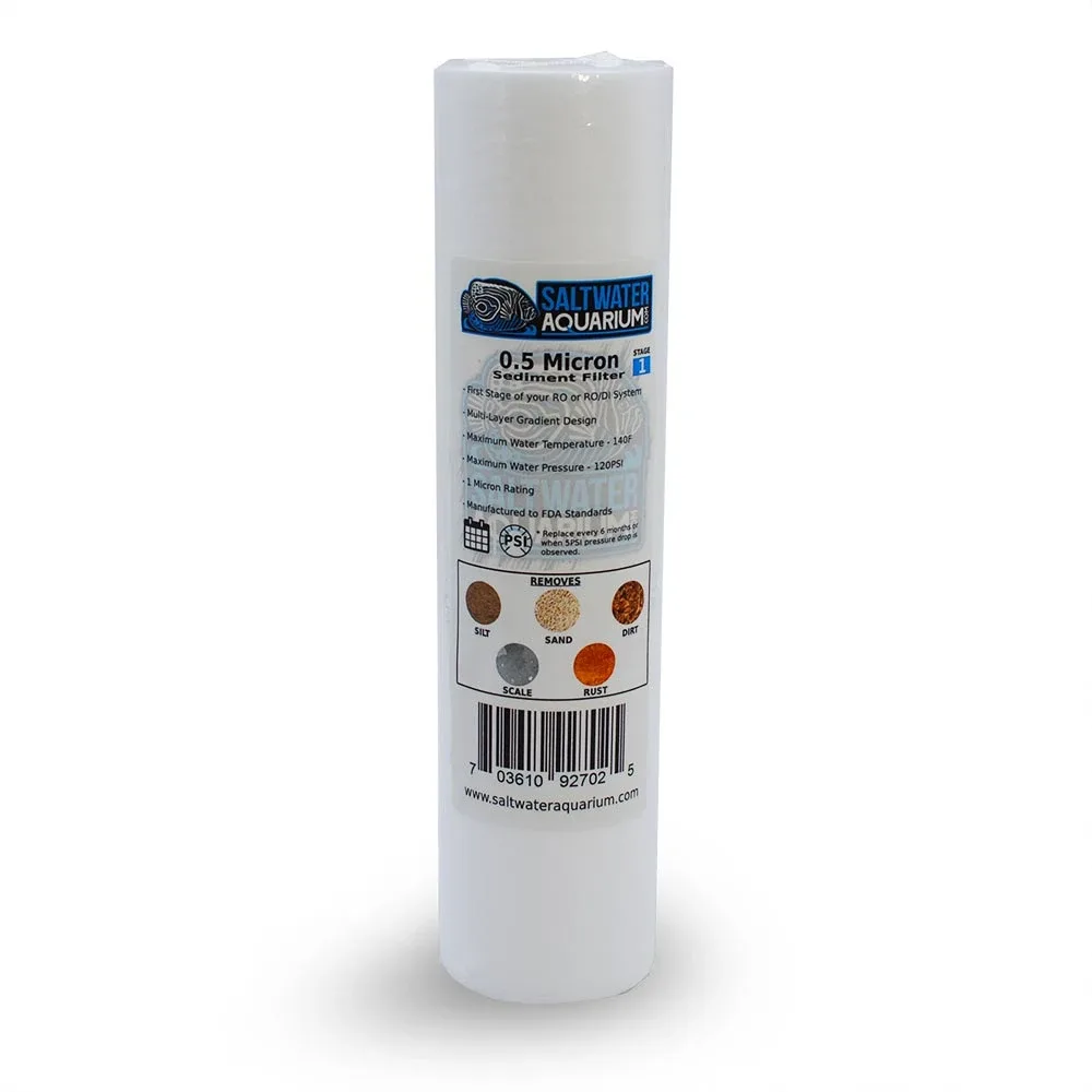 10" RODI Standard (0.5 Micron) Sediment Filter - SaltwaterAquarium