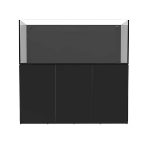 142 Gallon External Overflow Rimless Tank w/ Black Stand (Full Package) - Fiji Cube