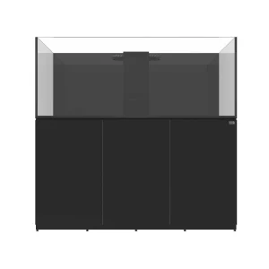 142 Gallon Internal Middle Rimless Tank w/ Black Stand - Fiji Cube