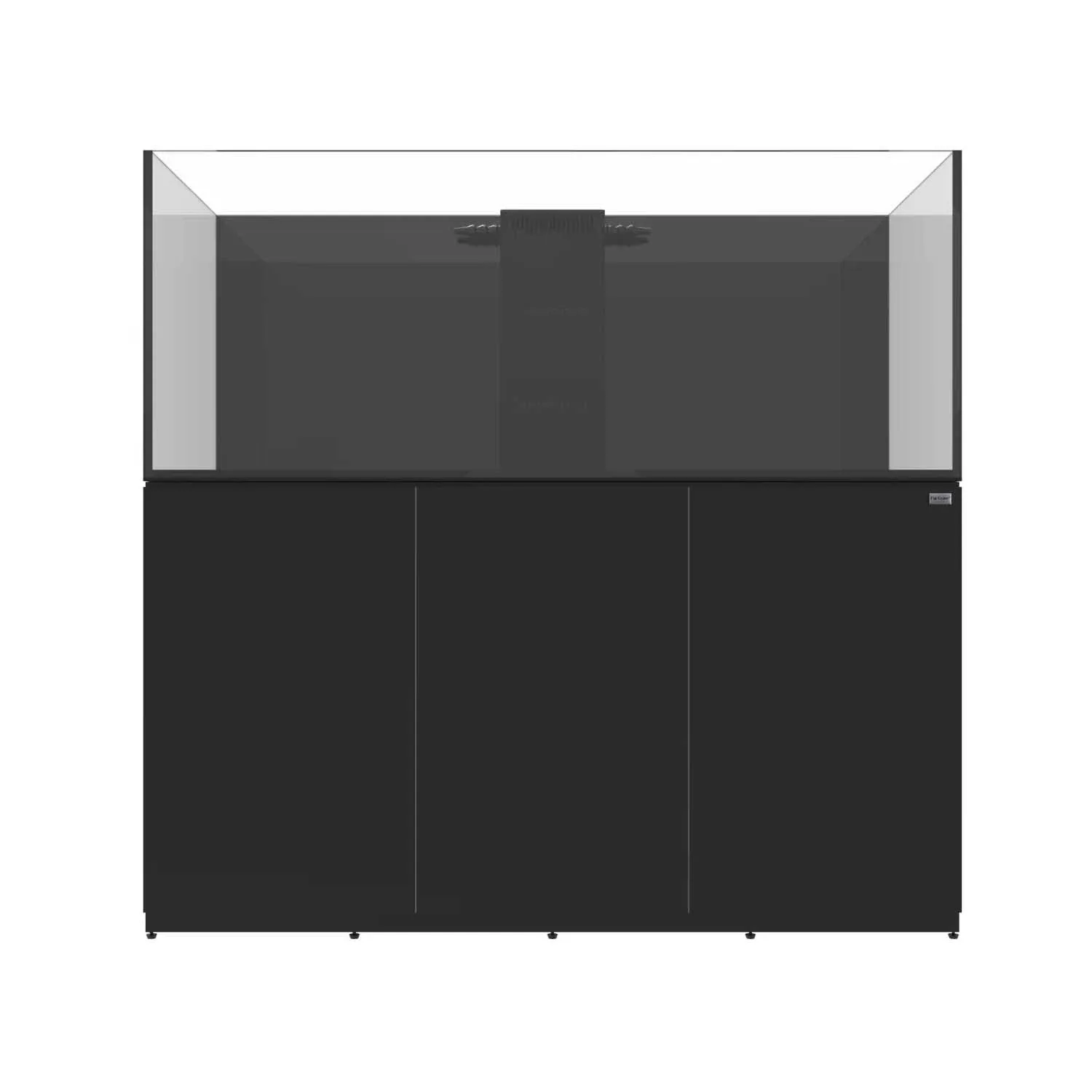 142 Gallon Internal Middle Rimless Tank w/ Black Stand (Full Package) - Fiji Cube