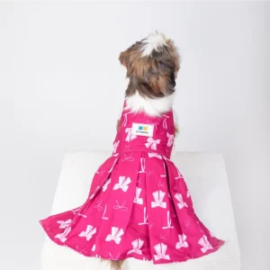 15 Furries Hot Pink Bow Dress for Dogs