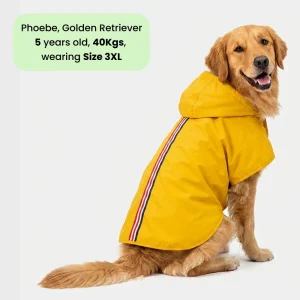 15 Furries Urban Waterproof Raincoat for Dogs (Yellow)