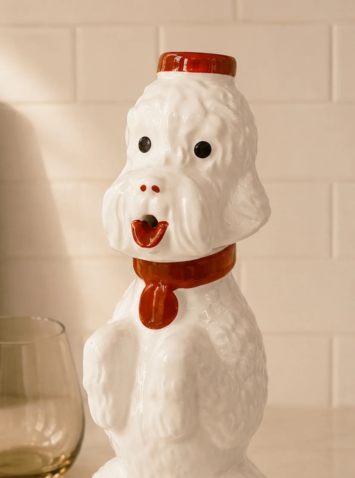 1940’s GARNIER FRENCH POODLE DECANTER - Image 2