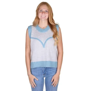 2 Fly Co. Dakota Denim Knit Top