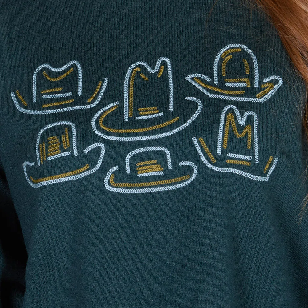 2 Fly Co. Green Tip Your Hatz Sweater - Image 2