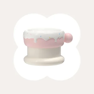 27oz Donut Style Cat Bowl Set