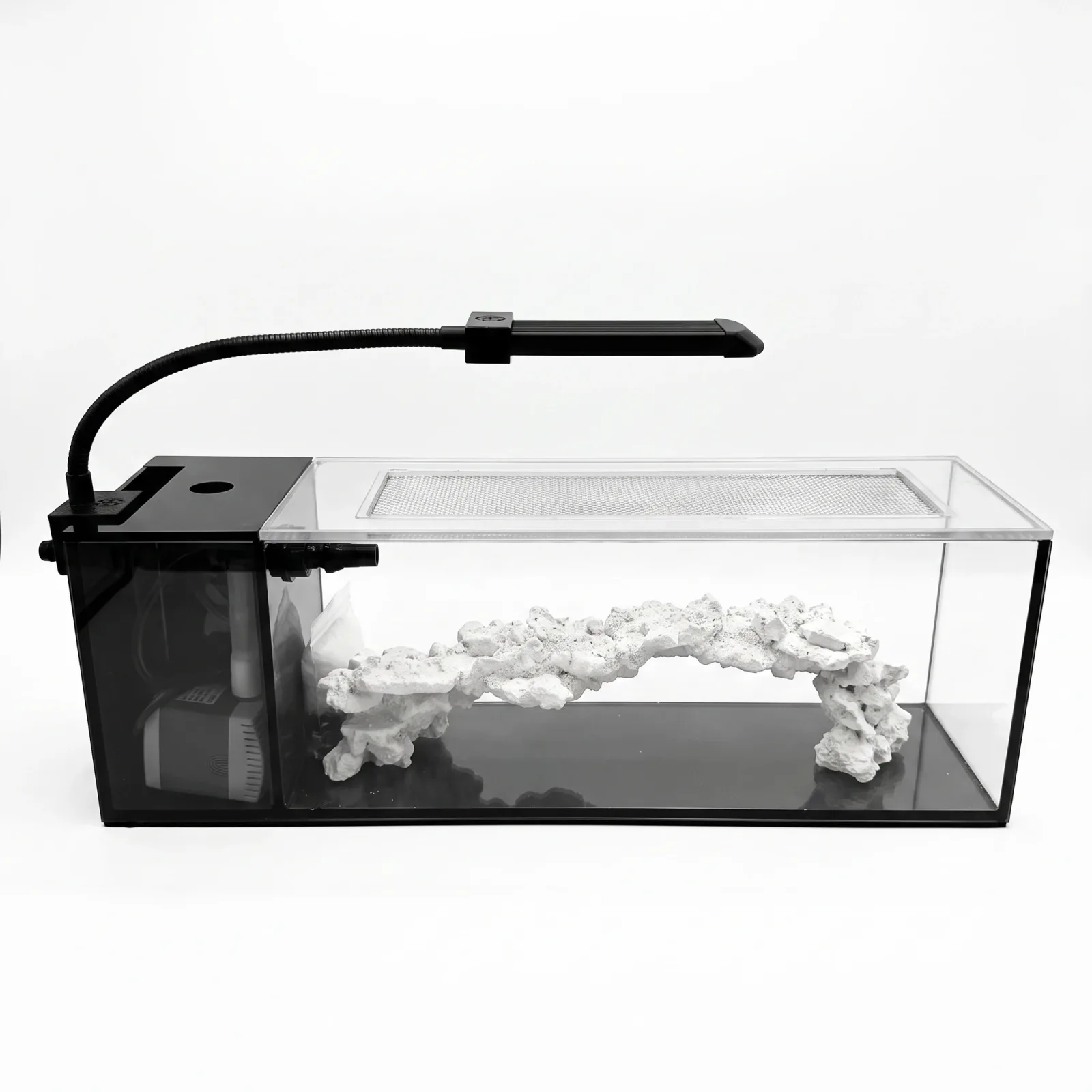 3.3 Gallon PNW Custom × Yee Mesh Lid Aquarium Bundle The Ultimate Peninsula Nano Reef