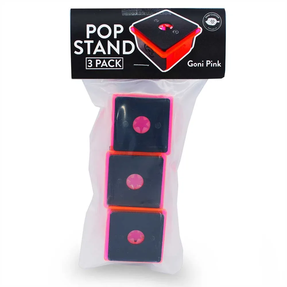 3 PACK - Frag POP UP Stand (Pink on Black) - PNW Customs