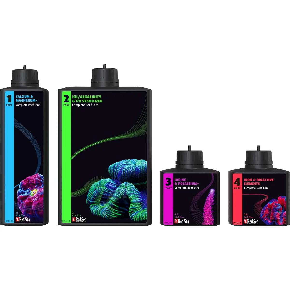 4-Part RCP Complete Reef Care Dosing System - Medium (300L - 80 Gal) - Red Sea