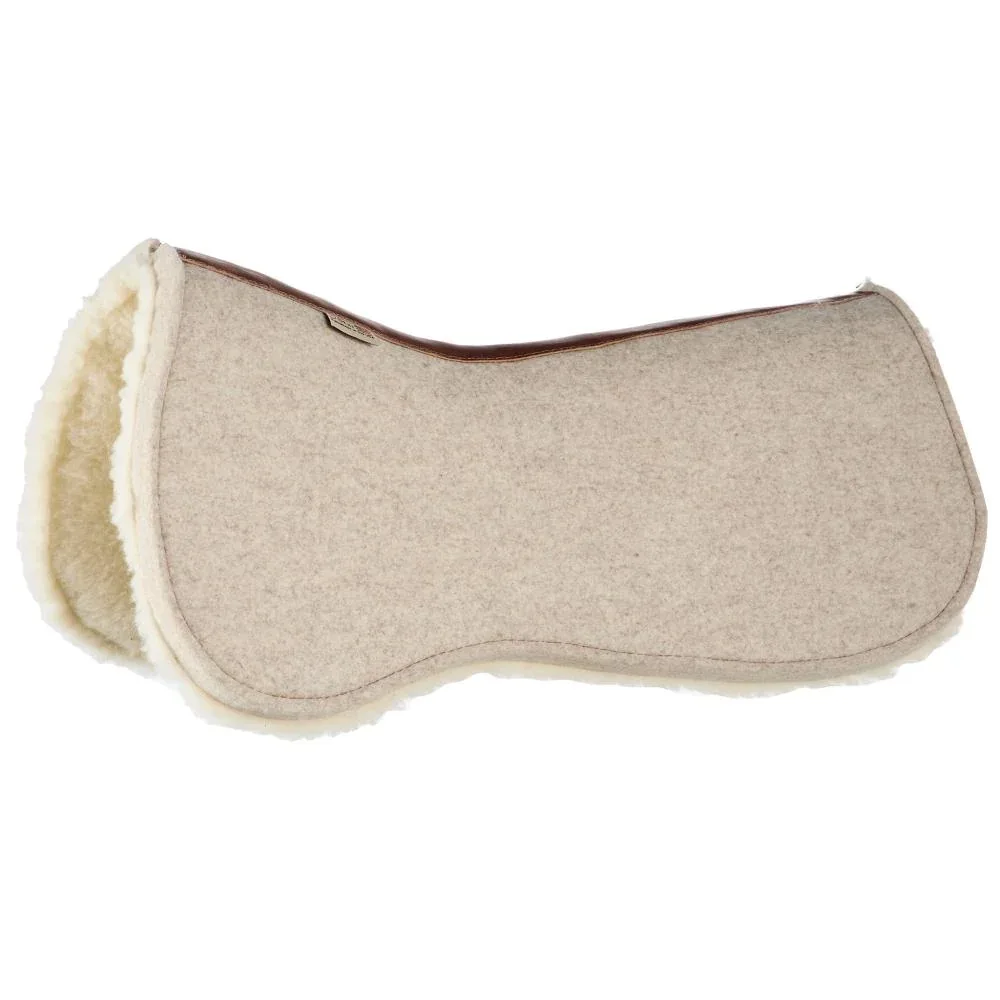 5 Star Equine Products Supplies Inc. Contoured 1in Butterfly Natural Felt Fleece Bottom Under Pad