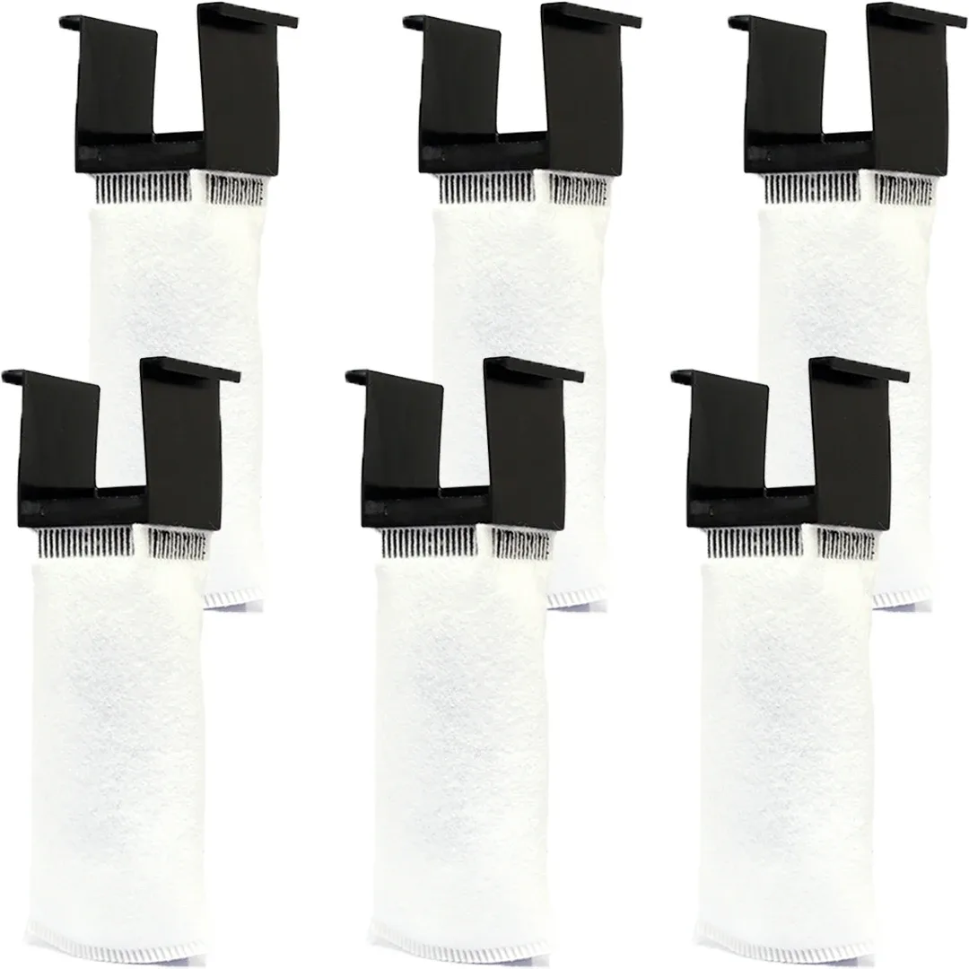 (6 Pack) NUVO Aquarium 200 Micron Filter Sock w/ Holder (Desktop) - Innovative Marine