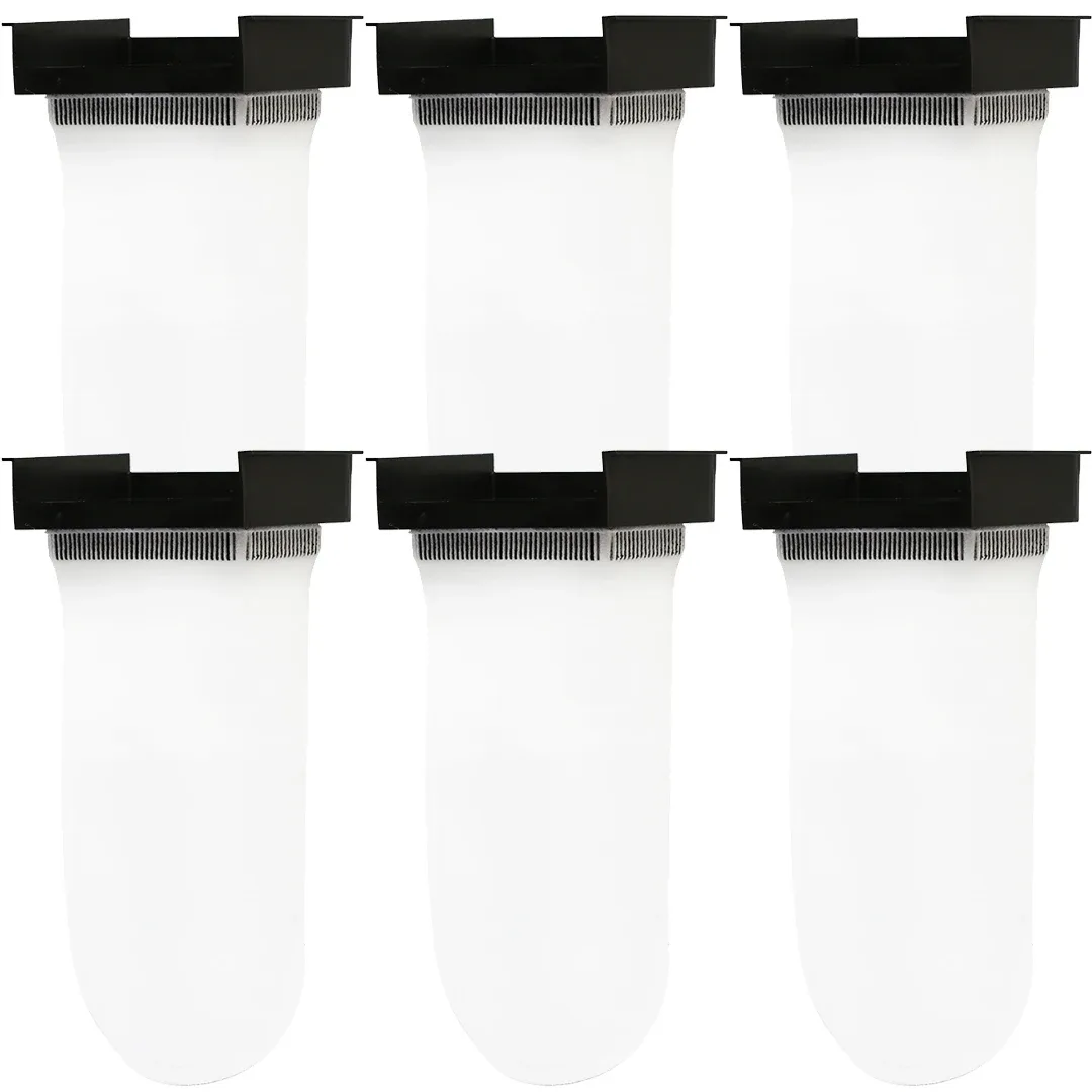 (6 Pack) NUVO Aquarium 200 Micron Filter Sock w/Holder (Midsize) - Innovative Marine