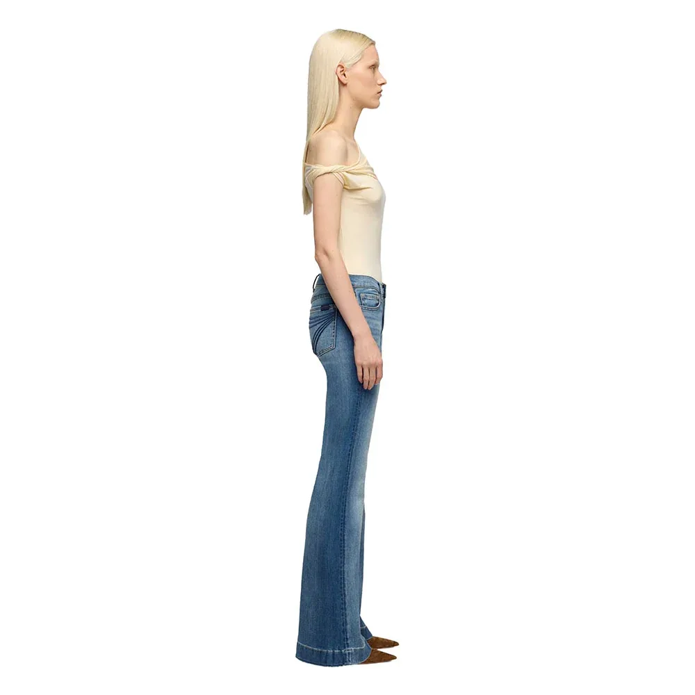 7 For All Mankind Distressed Authentic Light Dojo Jean - Image 2