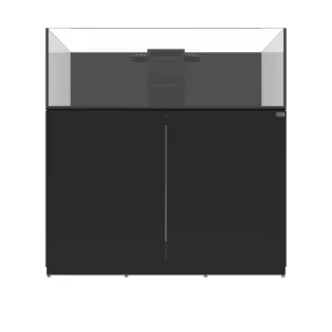 76 Gallon Shallow Internal Middle Rimless Tank w/ Black Stand (Full Package) - Fiji Cube