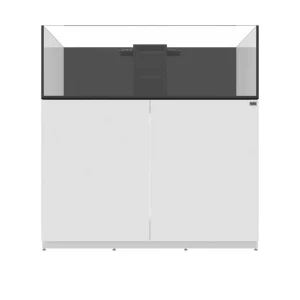 76 Gallon Shallow Internal Middle Rimless Tank w/ White Stand (Full Package) - Fiji Cube