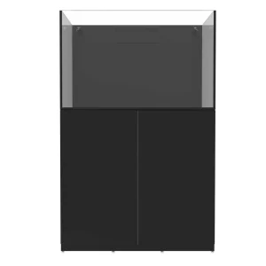 81 Gallon External Overflow Rimless Tank w/ Black Stand (Full Package) - Fiji Cube