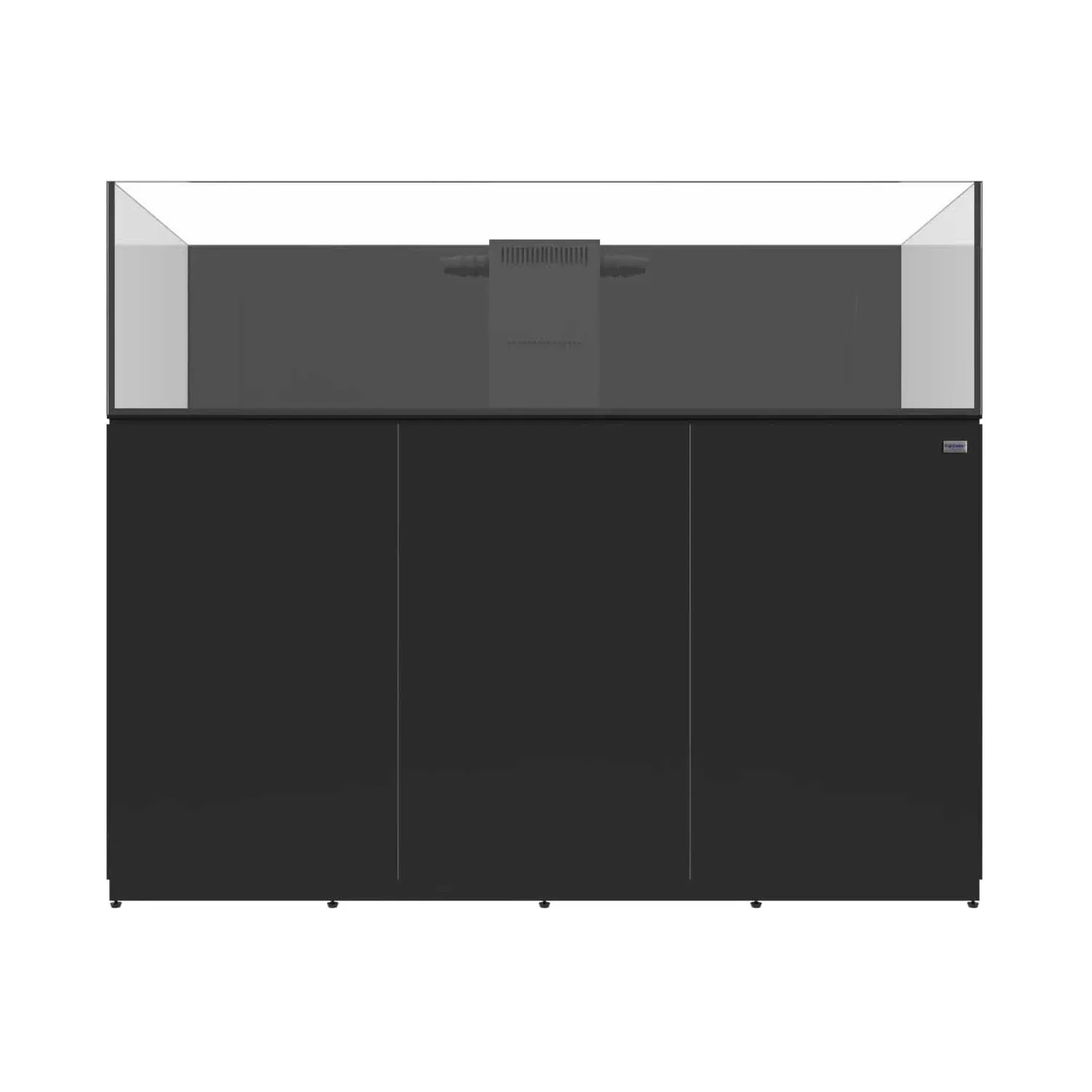 95 Gallon Shallow Internal Middle Rimless Tank w/ Black Stand (Full Package)- Fiji Cube
