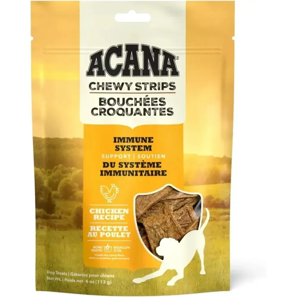 Acana Chewy Strips Immune System Support Dog Treat