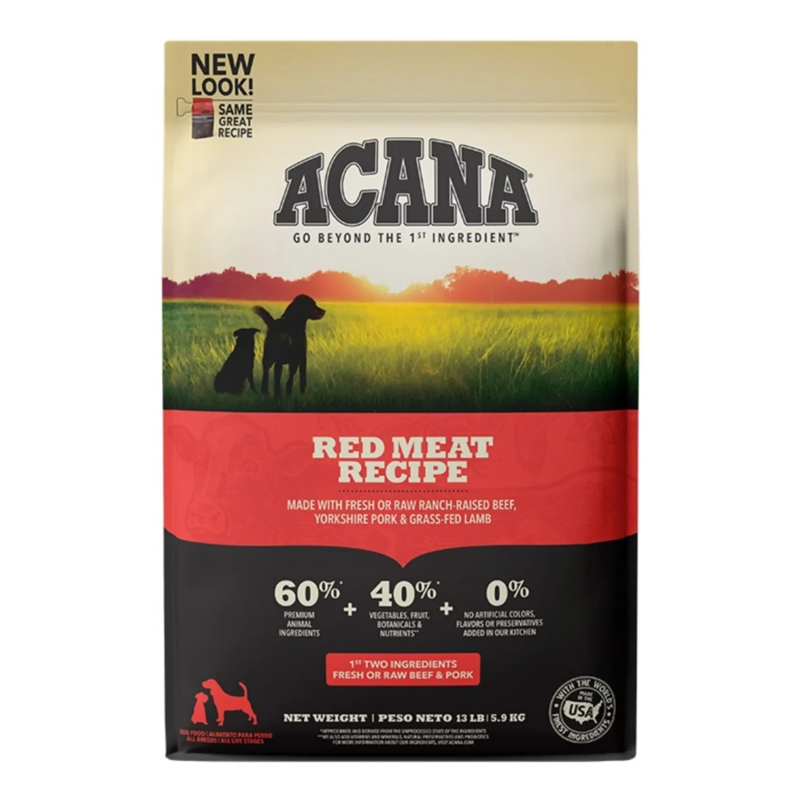 Acana Dog Grain-Free Red Meat Recipe, 13 lb