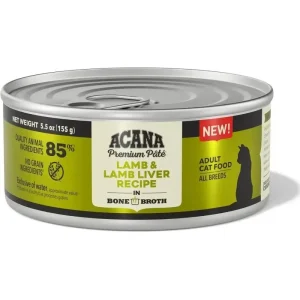 ACANA Premium Lamb & Lamb Liver in Bone Broth Pate Wet Cat Food