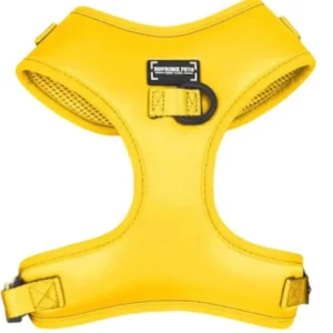 Adjustable Silk Dog Harness -Yellow