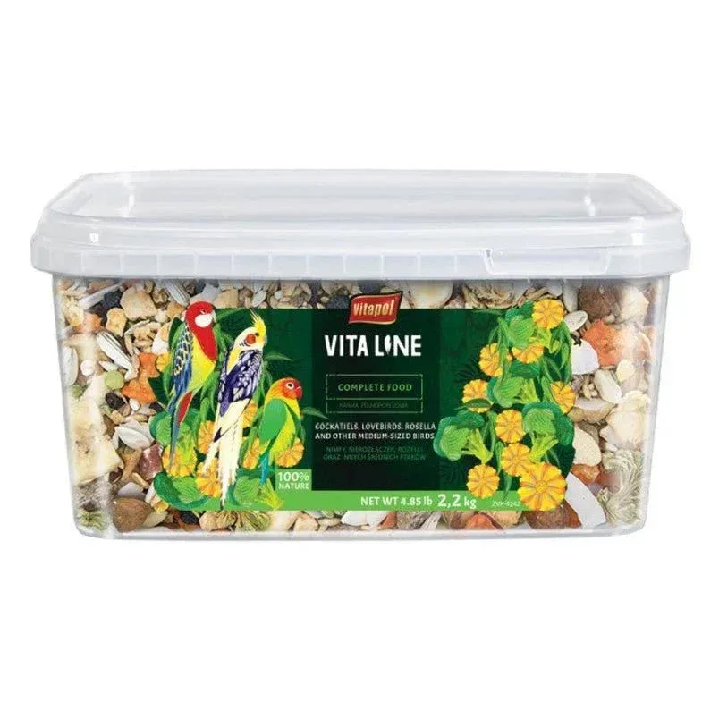 A&E Cage Company Vita Line Complete Food for Cockatiels 4.85 lb