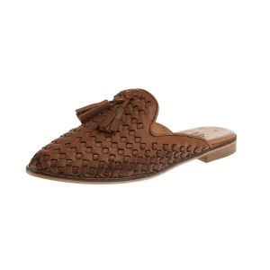 Agavesky Women's Taylee Tan Flat Mule