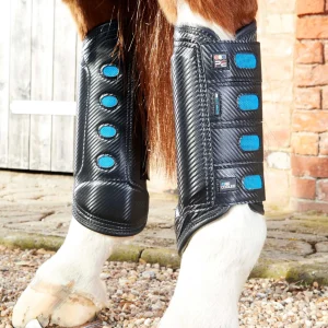 Air Cooled Super Lite Carbon Tech Eventing/Racing Boots Black Hind