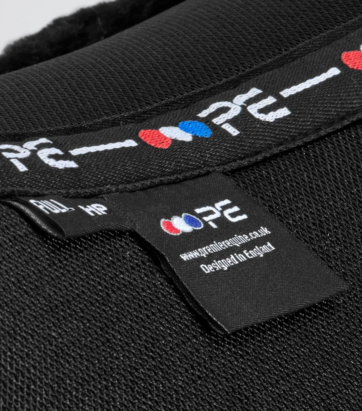 Airtechnology Shockproof Wool Saddle Pad - Half Pad Black/Black Wool - Image 2