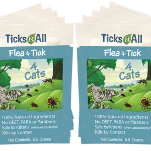 All Natural Flea and Tick Wipes 4 Cats (10 ct.)