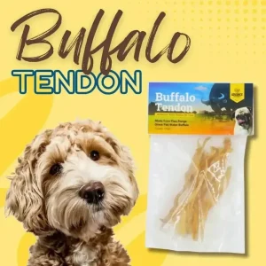 All Natural Water Buffalo Tendon Chew for Dogs