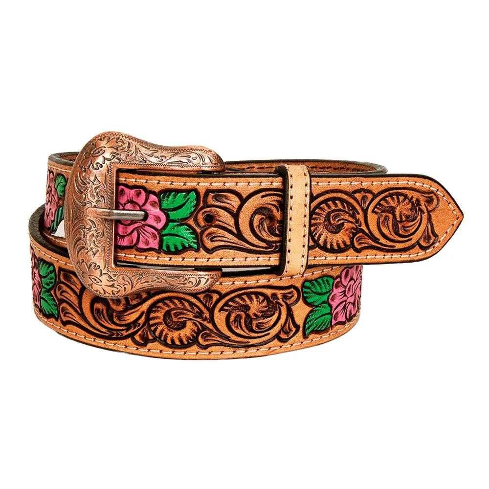 American Darling Rose Painted Belt