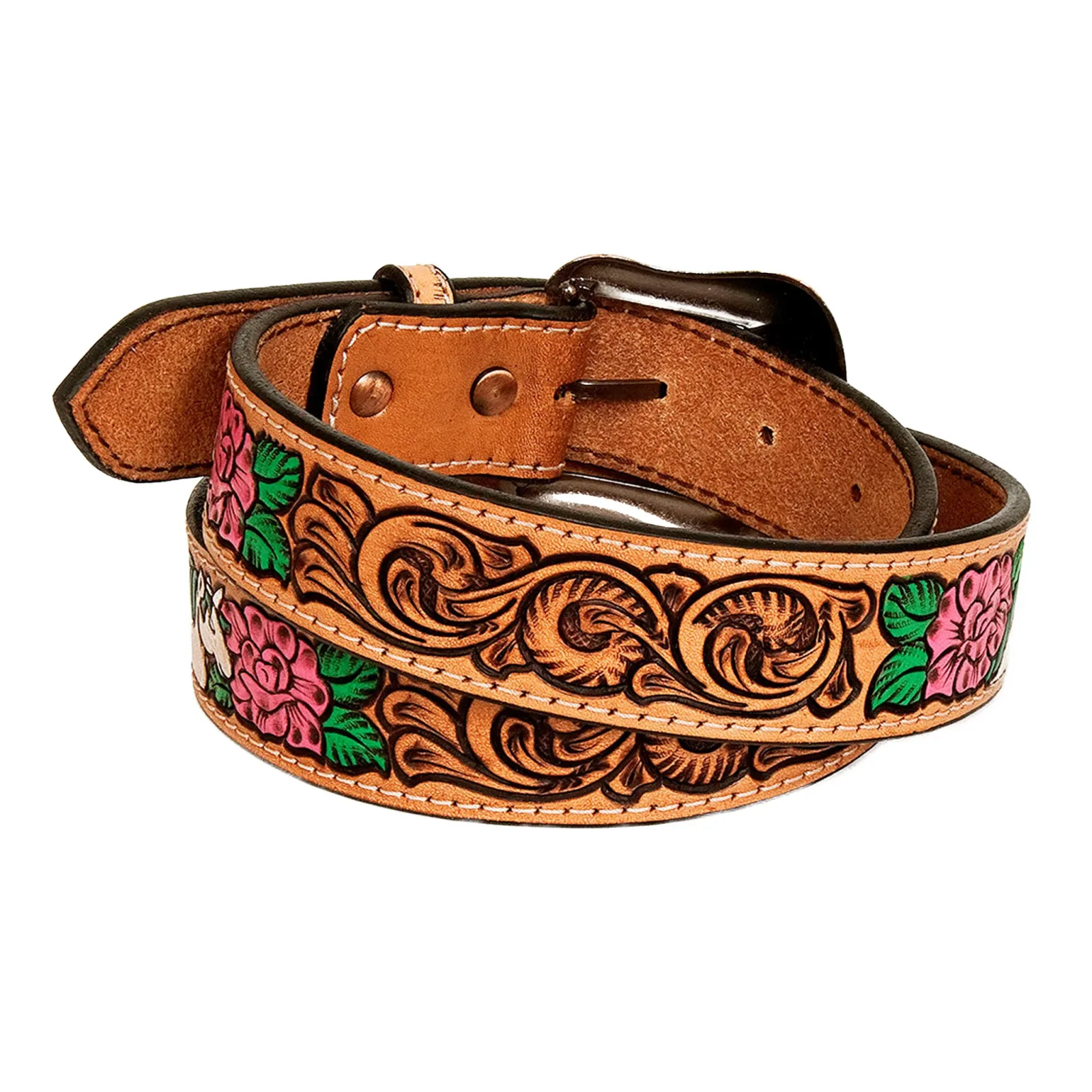 American Darling Rose Painted Belt - Image 2