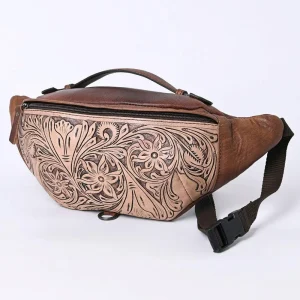 American Darling Tooled Leather Fanny Pack