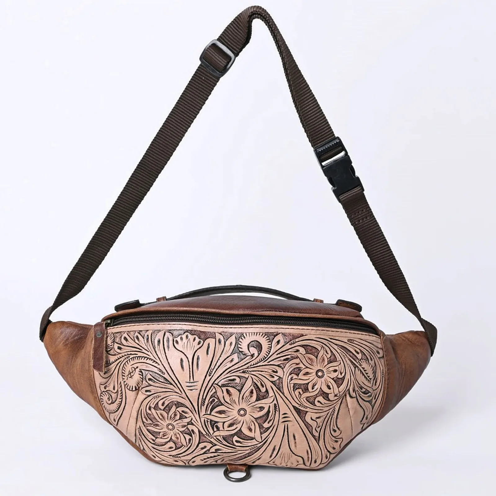 American Darling Tooled Leather Fanny Pack - Image 2