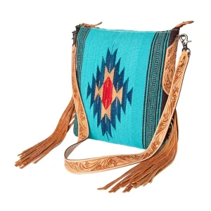 American Darling Turquoise Saddle Blanket Bag