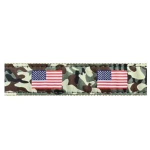 American Flag on Camo