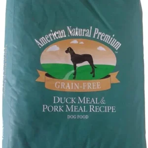 American Natural Grain Free Duck & Pork Dry Dog Food - 30 lb Bag