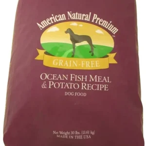 American Natural Grain Free Ocean Fish and Potato Dry Dog Food - 30 lb Bag