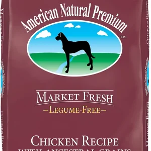 American Natural Market Fresh Legume Free Chicken with Ancestral Grains Dry Dog Food - 30 lb Bag