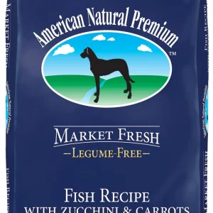 American Natural Market Fresh Legume Free Fish with Zucchini & Carrots Dry Dog Food - 4 lb Bag