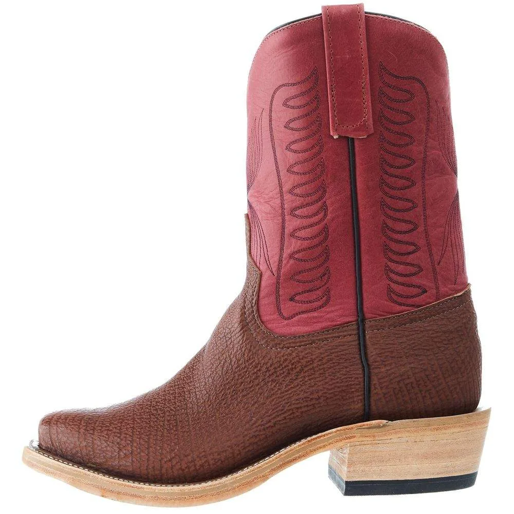 Anderson Bean Men's Ride Ready Chili Safari Shark 10in Cherry Buffamonte Cutter Toe - Image 2