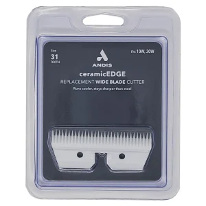 Andis CeramicEdge Wide Blade Ceramic 31T Cutter 10W 30W