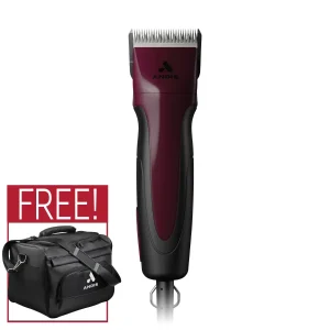 Andis Excel 5-Speed Dog Hair Clipper Dark Red