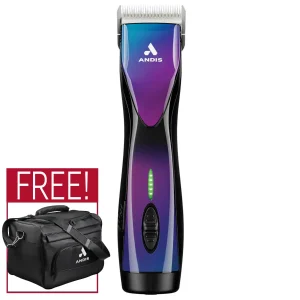 Andis Purple Pulse ZR II 5-Speed Cordless Dog Hair Clippers