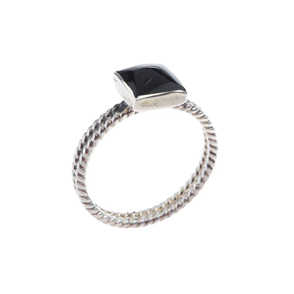 Andy Mikes Concord Black Onxy Twisted Rope Ring - Image 2