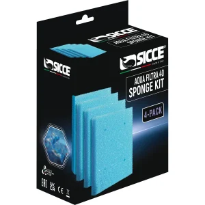 AQUA FILTRA 40 Replacement Sponges only (4 Pack) - Sicce
