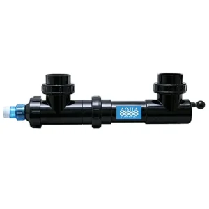 Aqua UV Twist 25 Watt UV Sterilizer With Wiper - Black